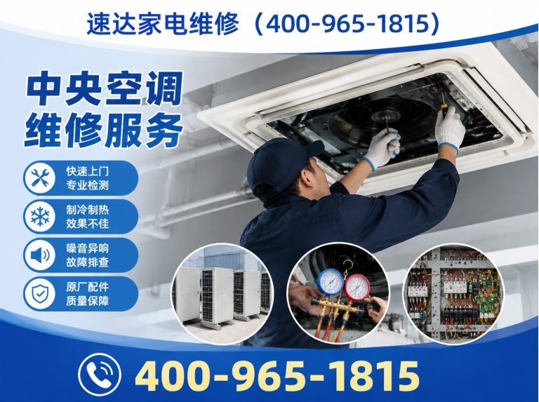 海西中央空调维修展示图